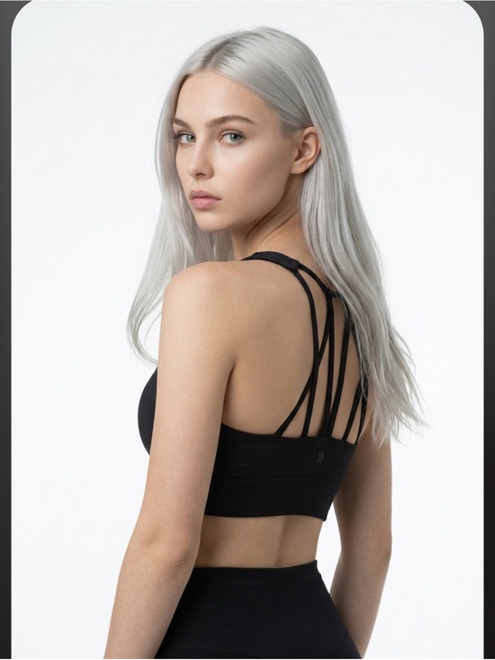 all in motion Other - all in motion Black Strappy Back Sports Bra Pilates Yoga
